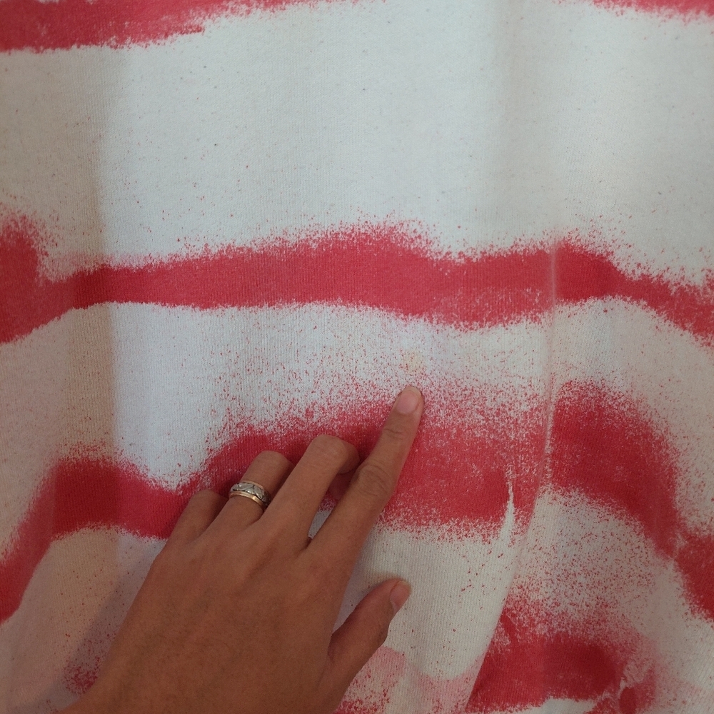Vintage Fruit of‎ the Loom Muscle Sweatshirt Tie Dye Size XL - Picture 5 of 10